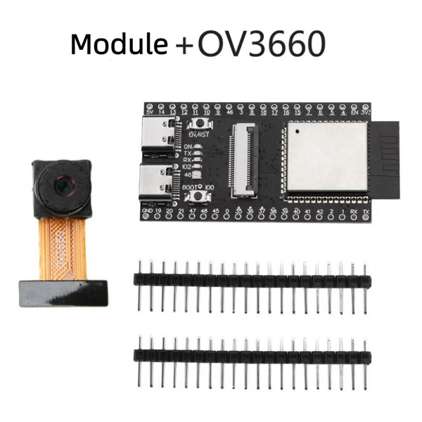 ESP32-S3 CAM 개발 보드 WiFi 및 블루투스 모듈 탑재 ESP32-S3-WROOM-1 N16R8 OV2640OV5640OV3660 카메라 21,420원