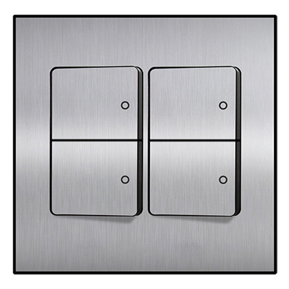 보에담 점프선 내장 스위치 4구 2개용 실버, 1개 11,500원