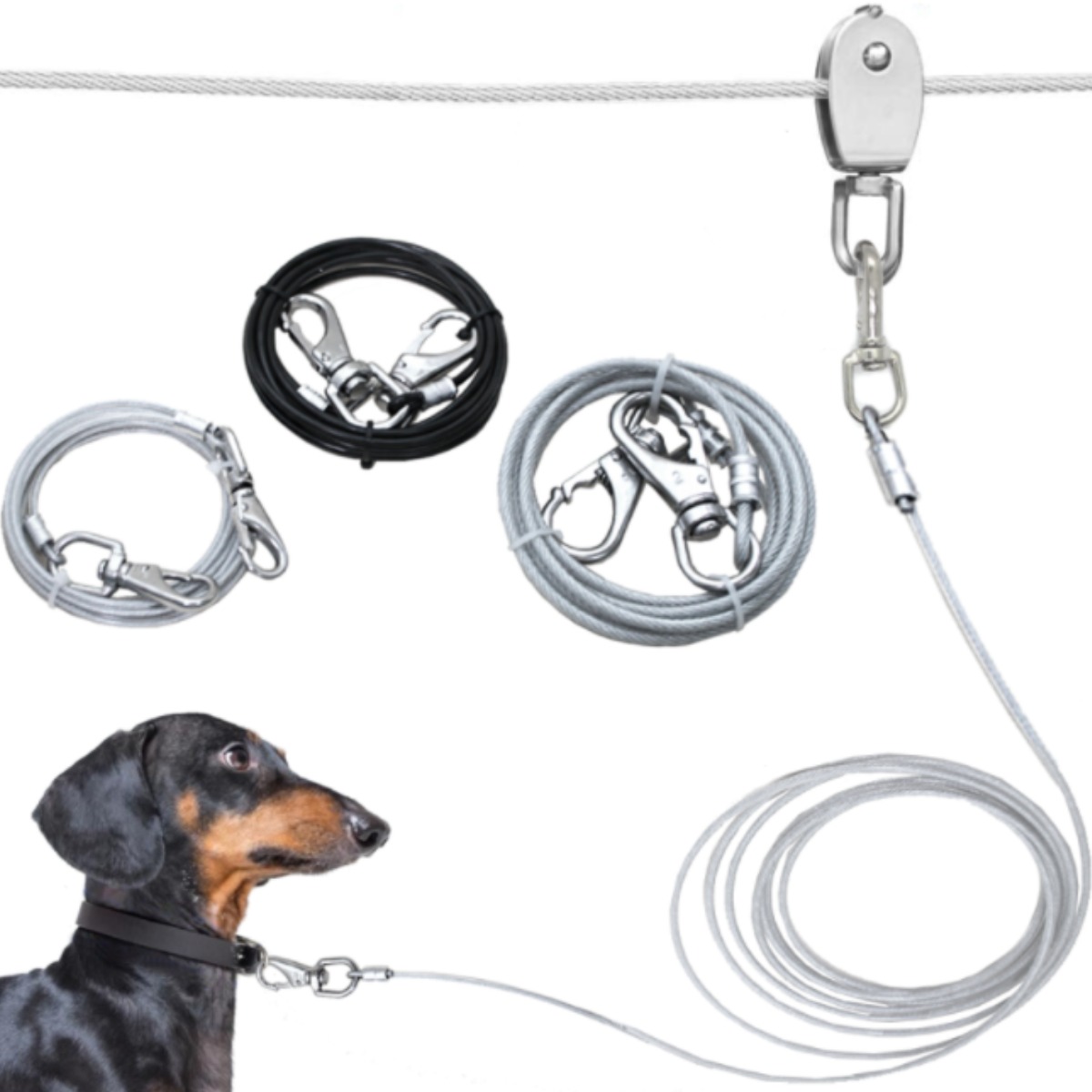 강아지 와이어 리드줄, 1개 14,190원