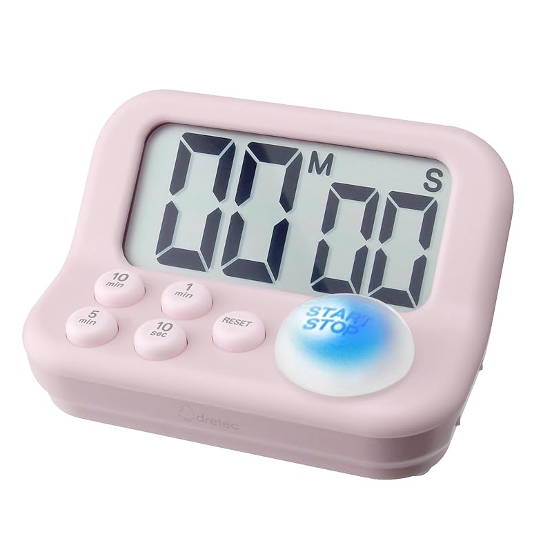 도리텍(dretec) 공부 타이머 러닝 타이머 S 심리학에 기반한 파란색 LED로 집중력 향상 대화면 수험 자격 요리 타이머 공부 주방 스톱워치 학습 공부용 공부 상품 디지털 학습 32,370원