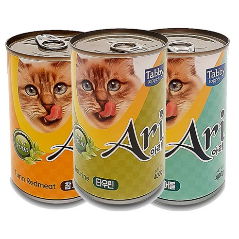 테비토퍼 아리캔 캣 타우린 400g 12개 고양이캔, 400g, 12개 23,500원