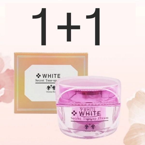 크리스찬딘 화이트 순간포착 1초 시크릿 톤업크림 미백크림 50g 1+1  행사 49,610원