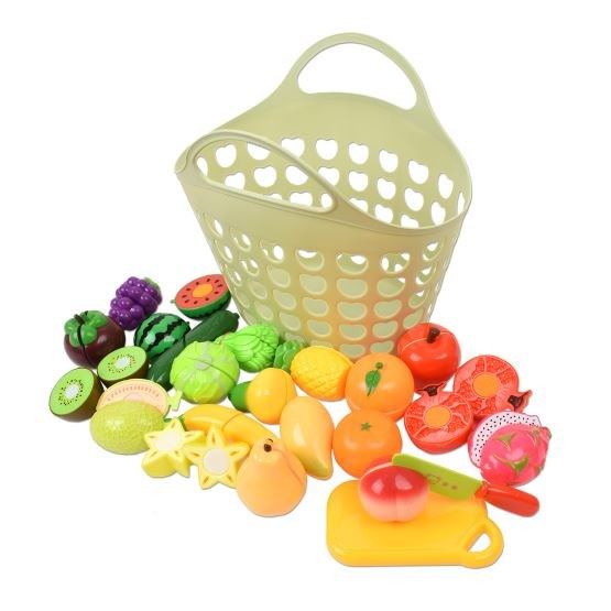 하트바구니 과일썰기 소꿉놀이 세트 (바구니 색상랜덤), 1개 32,000원