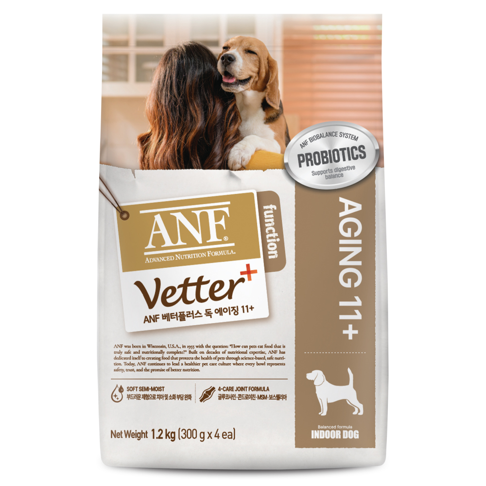 ANF 베터플러스 독 기능성 사료 에이징 11+, 시니어, 1.2kg, 1개 20,700원