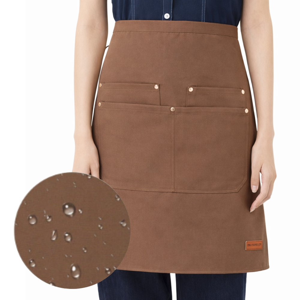 에브리봄 젖지 않는 방수 허리앞치마 서빙 최적화 남녀공용, 1개, 브라운 12,300원