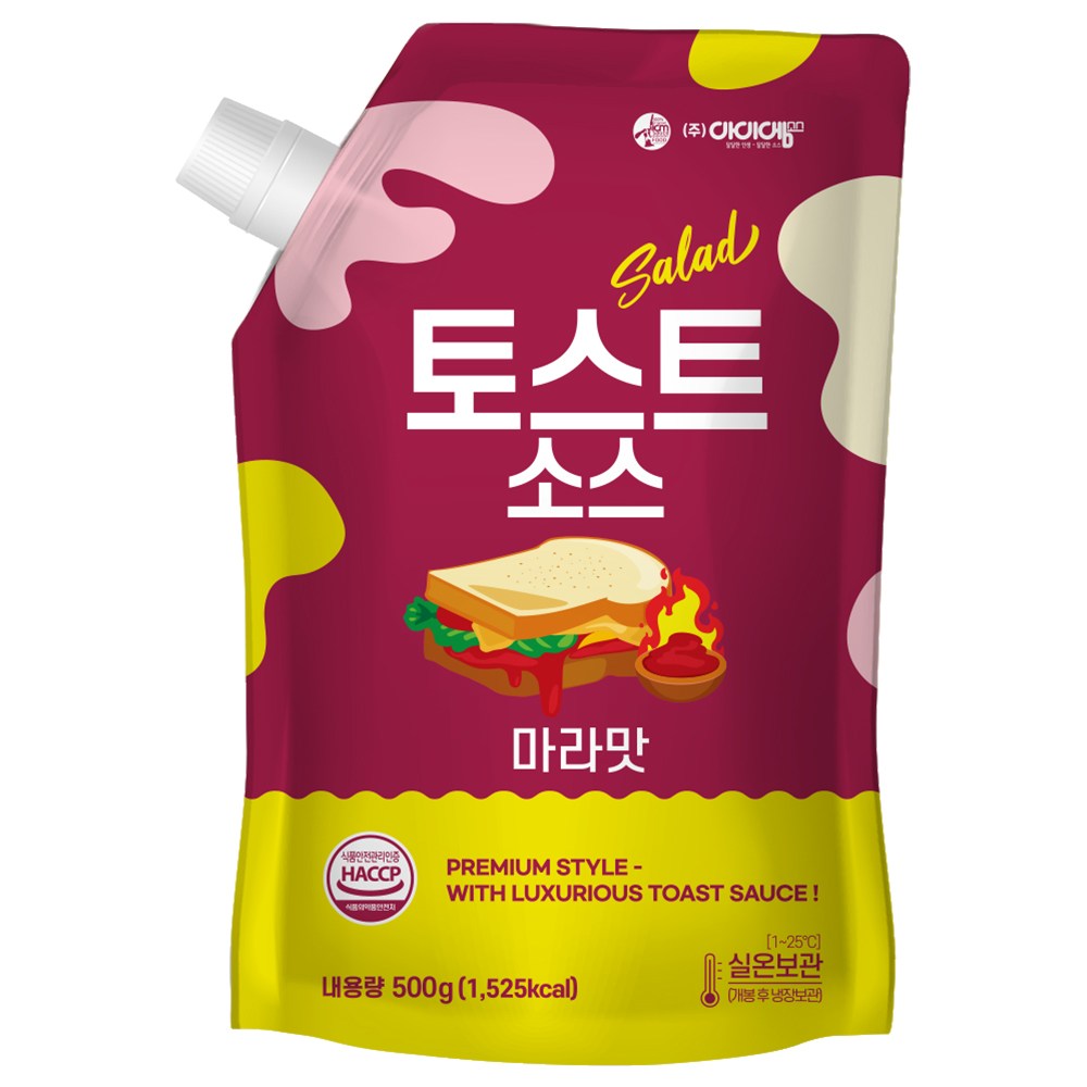 아이엠소스 토스트소스 마라맛, 1개, 500g 9,700원