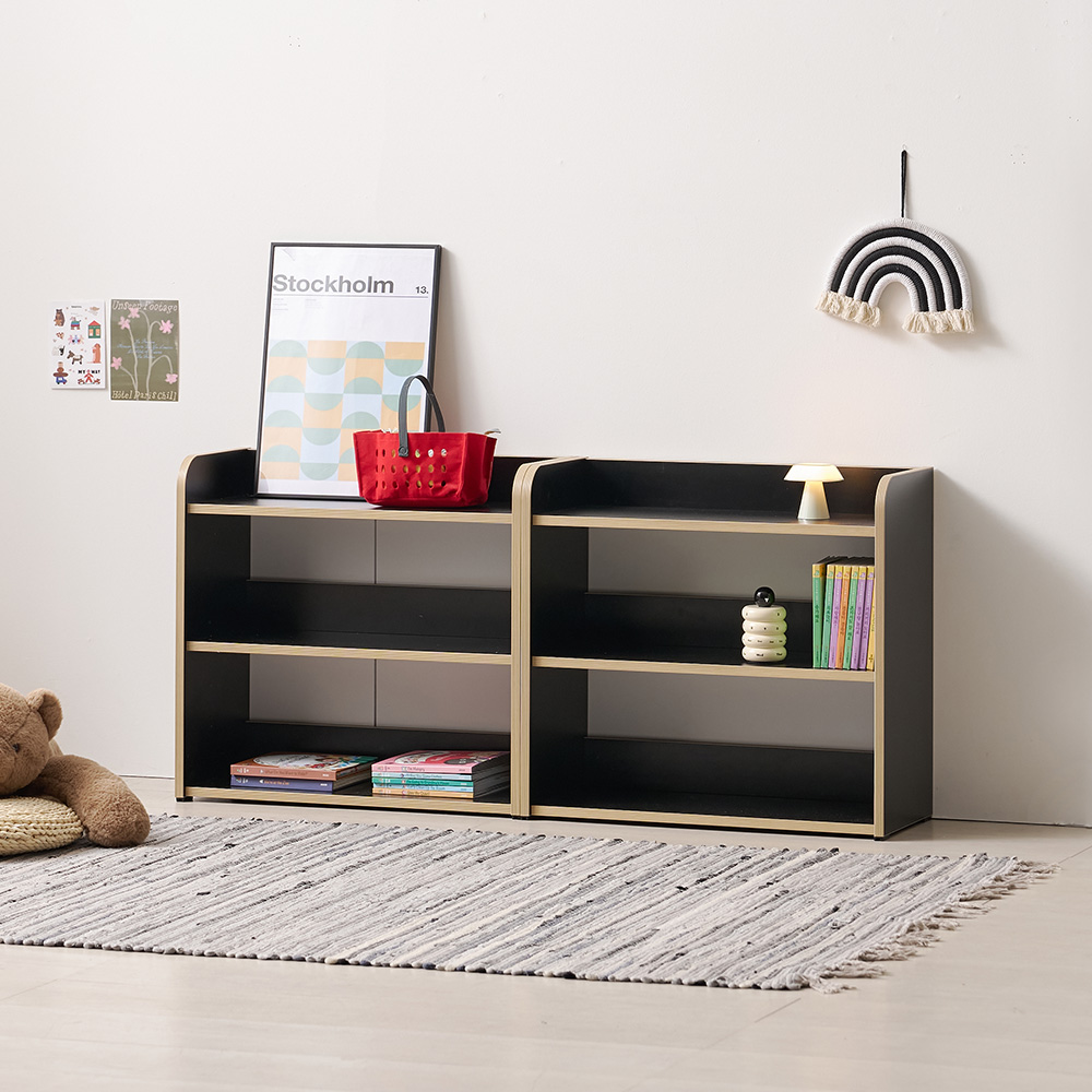 웰퍼니쳐 쿠비 키즈 낮은 교구장 세트 1200 3단 방문설치 100,000원