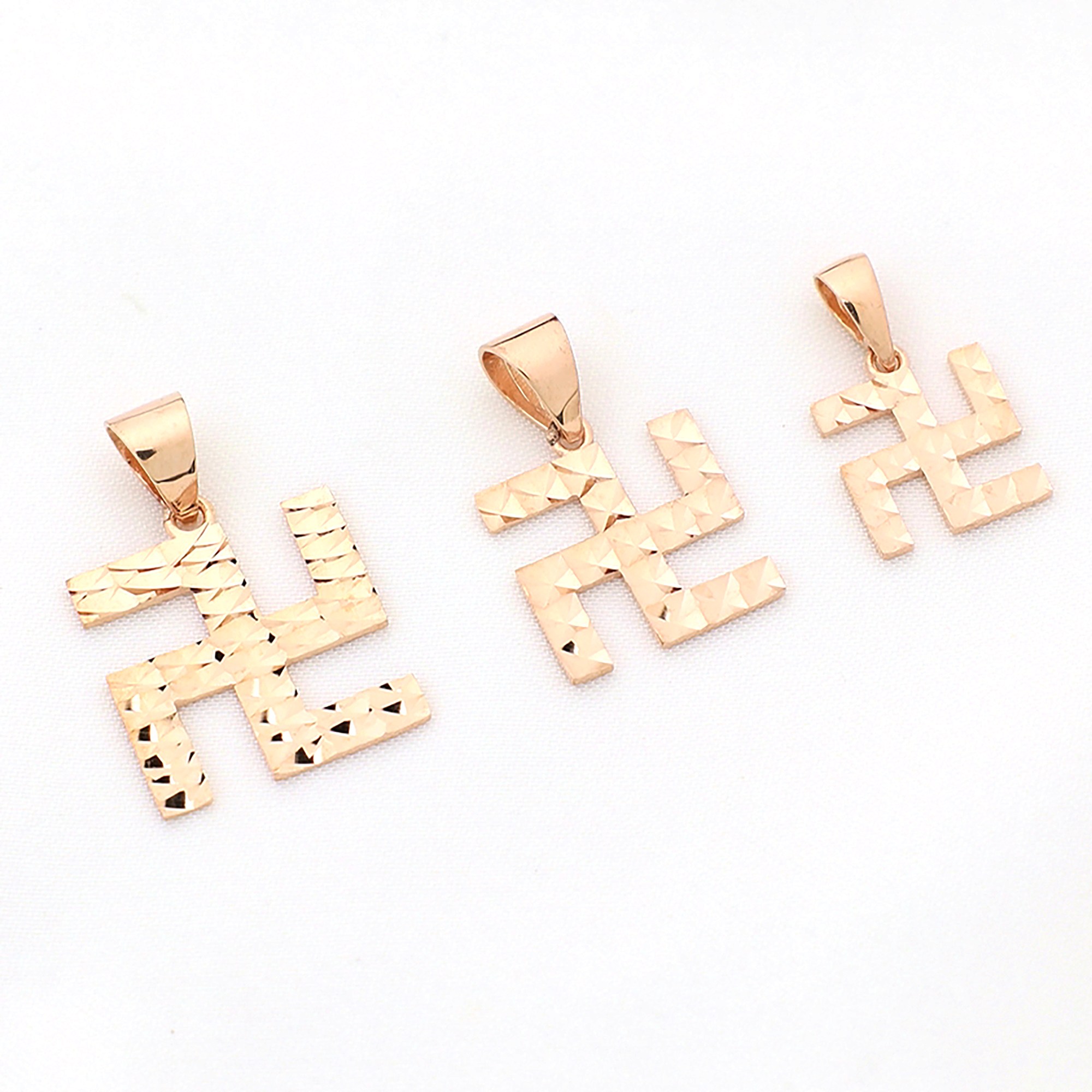 14k 18k 골드 불교 만자 메달 종교 목걸이 M596컷트 223,600원