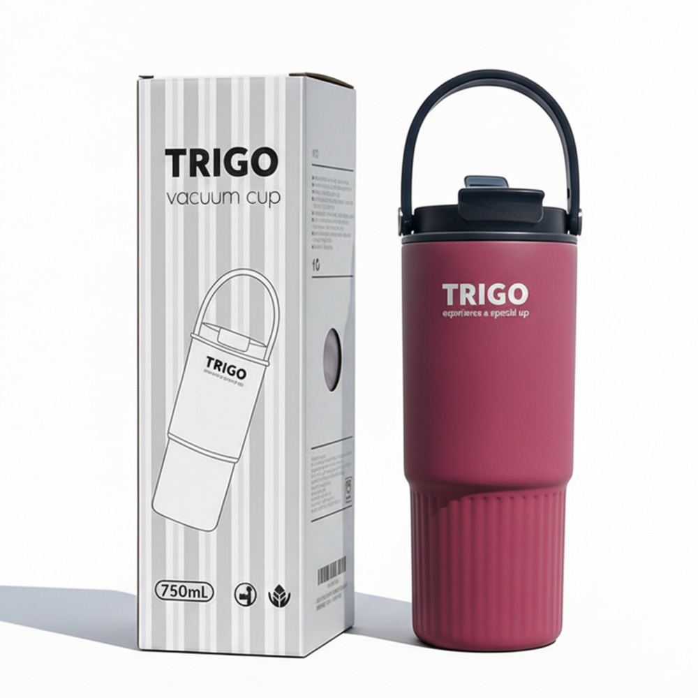 트리고 대용량 텀블러 보온 보냉텀블러 빨대 손잡이텀블러 차량용, 핑크, 1개, 750ml 15,900원
