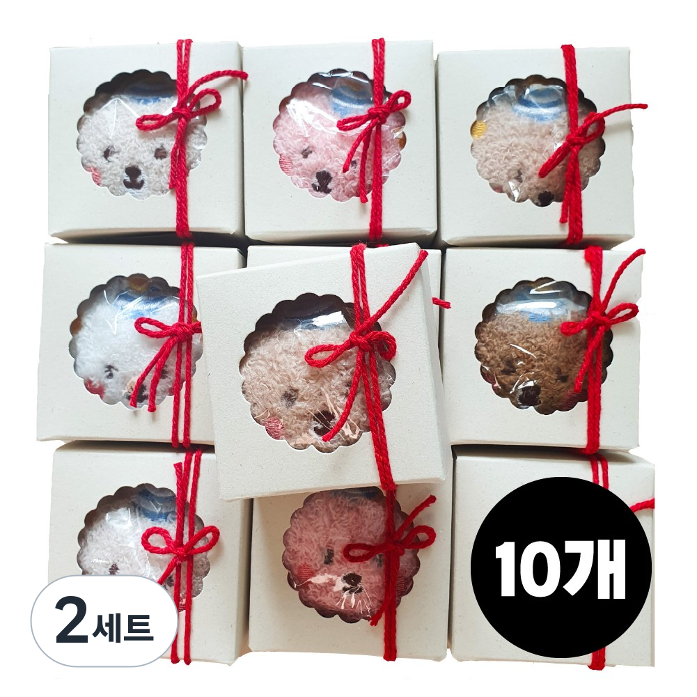 파티베어 네임택 선물 세트 어린이집 유치원 생일선물 답례품 완제품/DIY 10개 46,190원