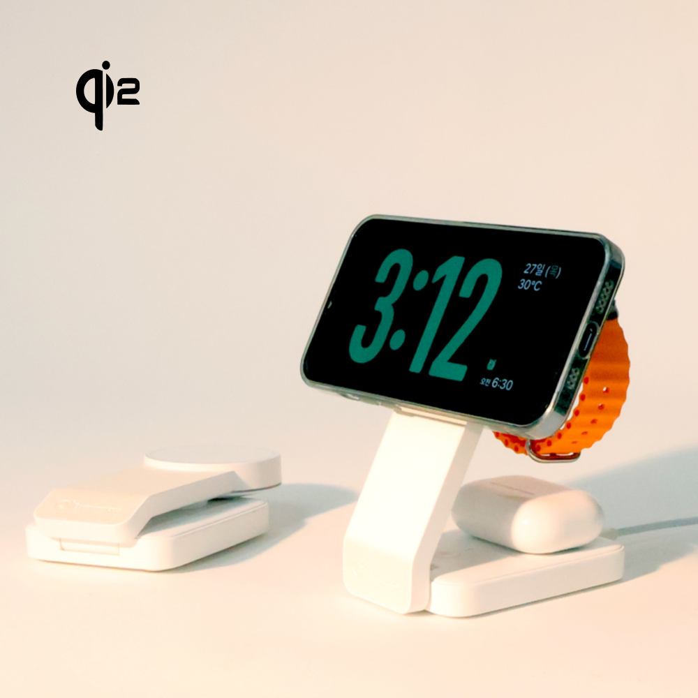 이코노미쿠스 QI2 3in1 맥세이프 무선 충전기 거치대 갤럭시 애플 워치 42,960원