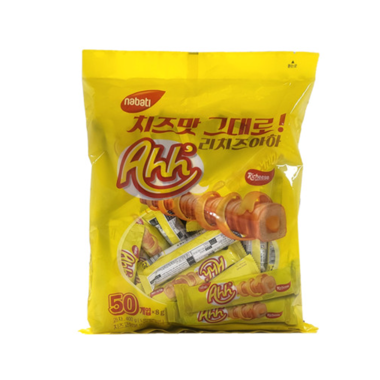 나바티 아하 리치 치즈 크래커 50개입 X 8g 리치즈 과자 간식 NABATI NABATI 머치바잉 104,310원