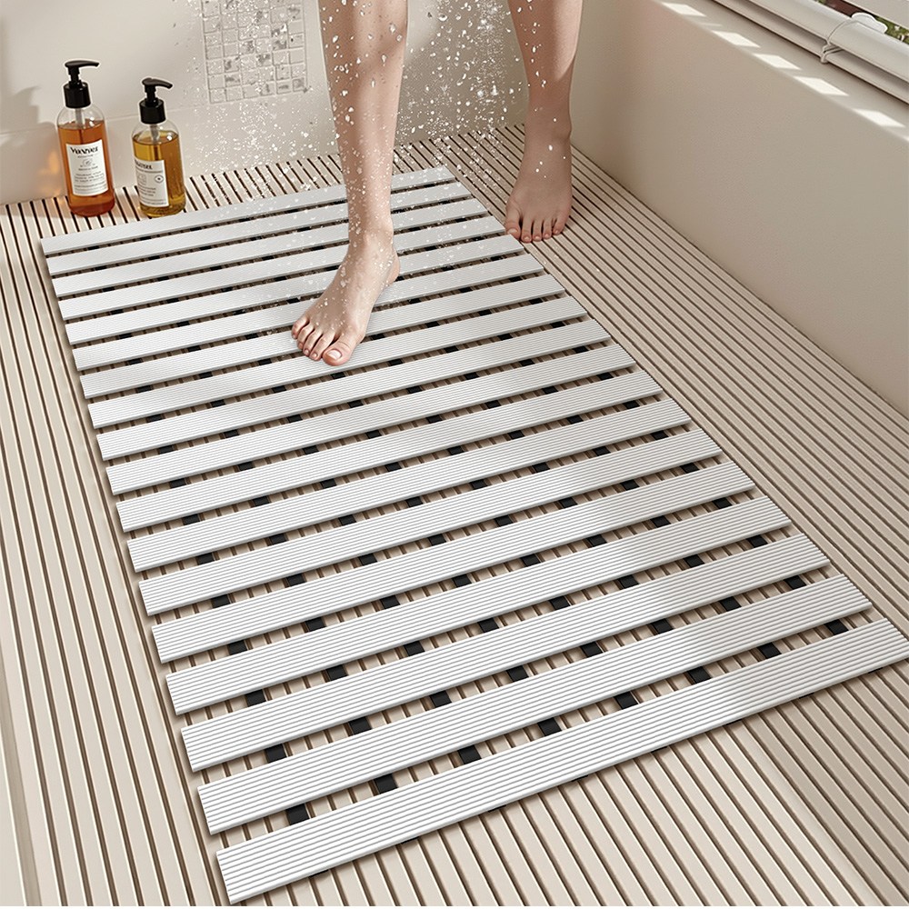 DEXI 미끄럼방지 매트 욕실 발매트 베란다 매트 화장실 바닥매트 욕조매트 친환경 미끄럼방지 다용도 욕실 발매트, 화이트, 1개 27,900원