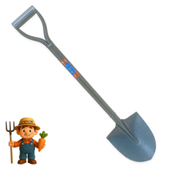 나성아그로 강철 분체도장 철막삽 강철삽 막삽 철삽 삽 농기구 주말농장, 1개 9,350원