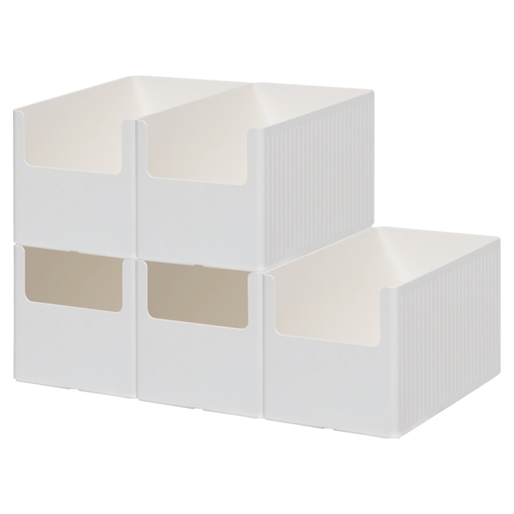 데일리블룸 주방 팬트리 수납함, 화이트, 5개, 현재가 21,130원