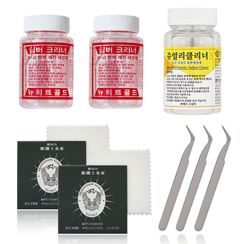 금,은세척액 골드 실버 변색제거 클리너 2종 세트 15,900원