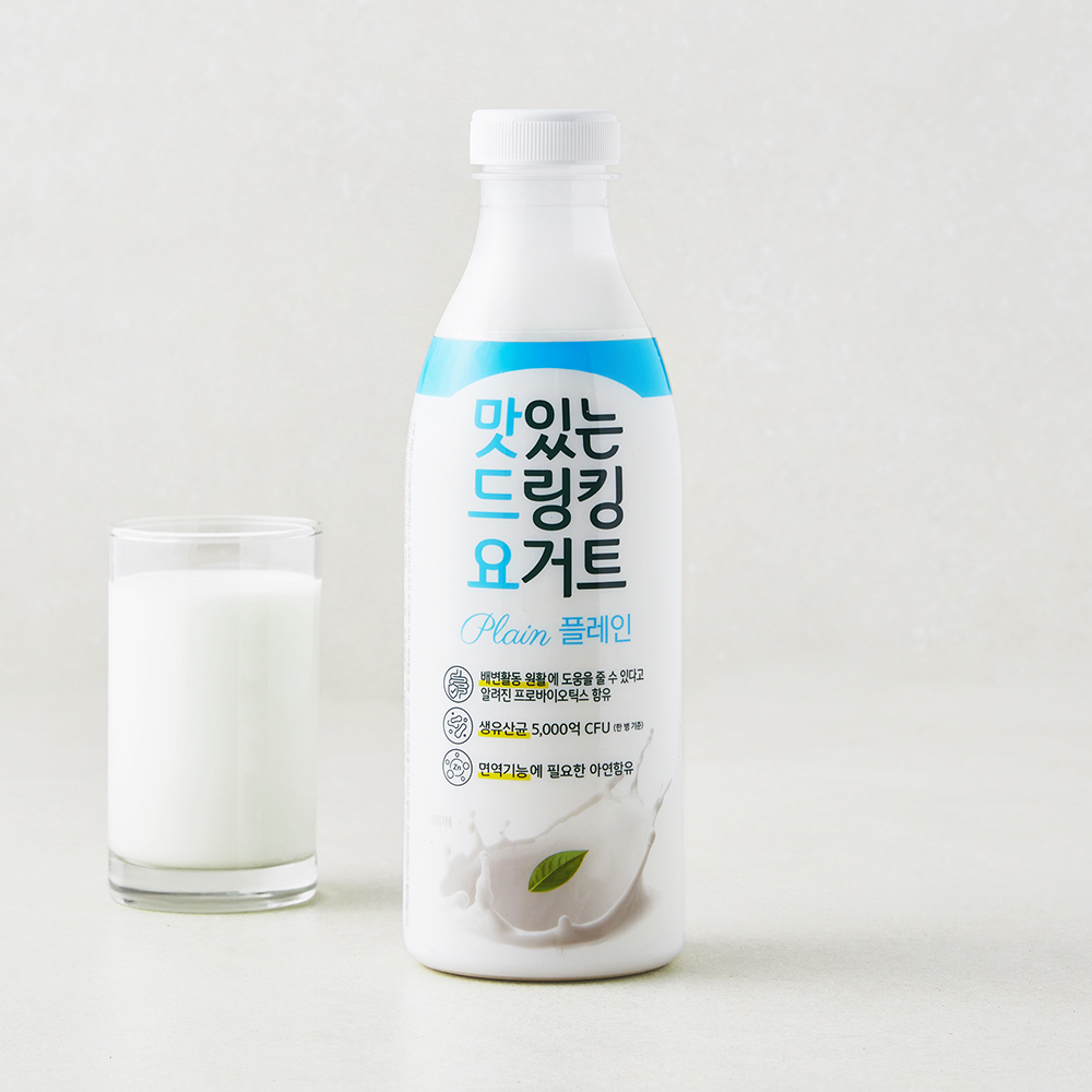 [로켓프레시] 남양유업 맛있는 드링킹 요거트 플레인, 1개, 1개입, 735ml 3,480원
