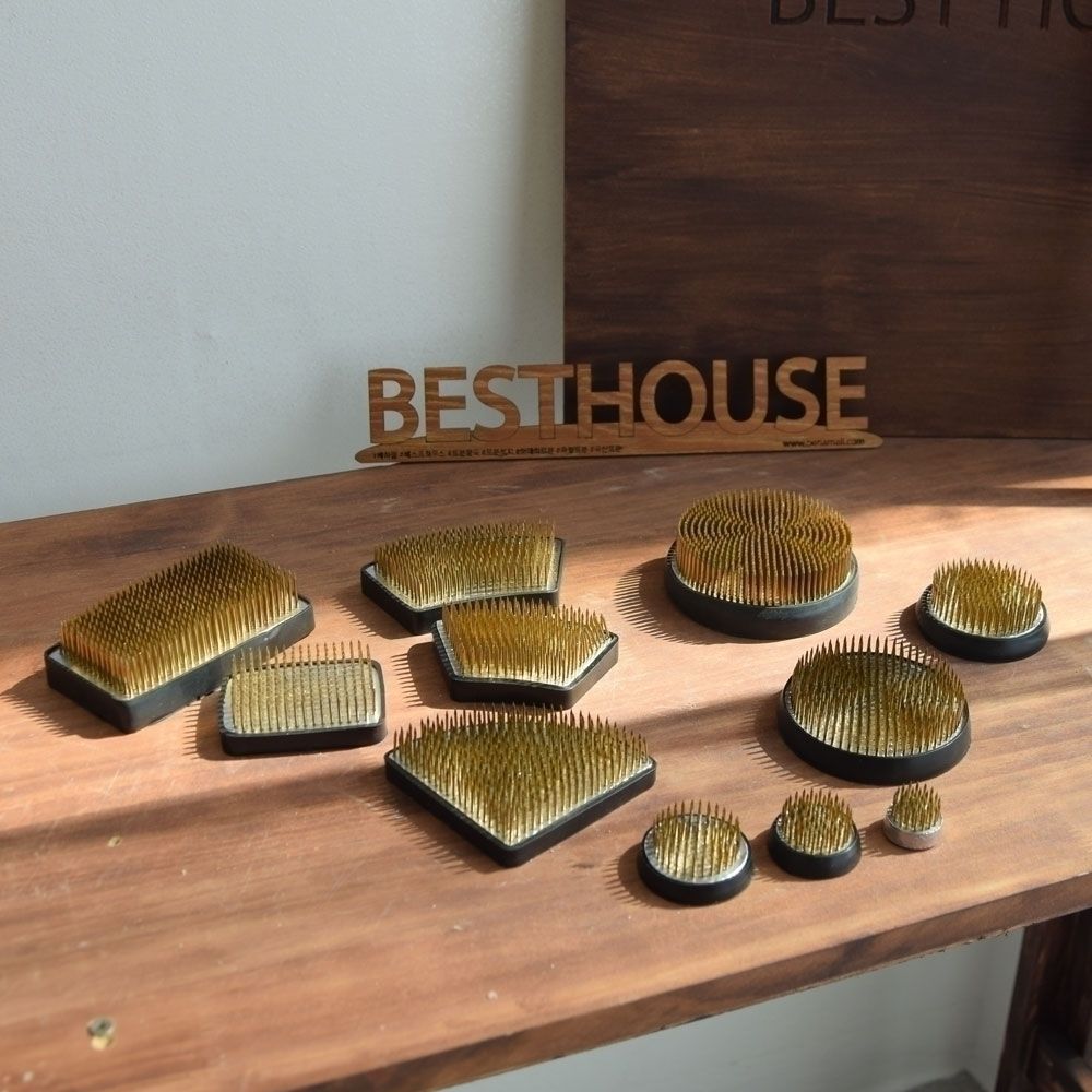 꽃꽂이 침봉 (수반 꽃.식물 고정) -원형 D23 1,600원