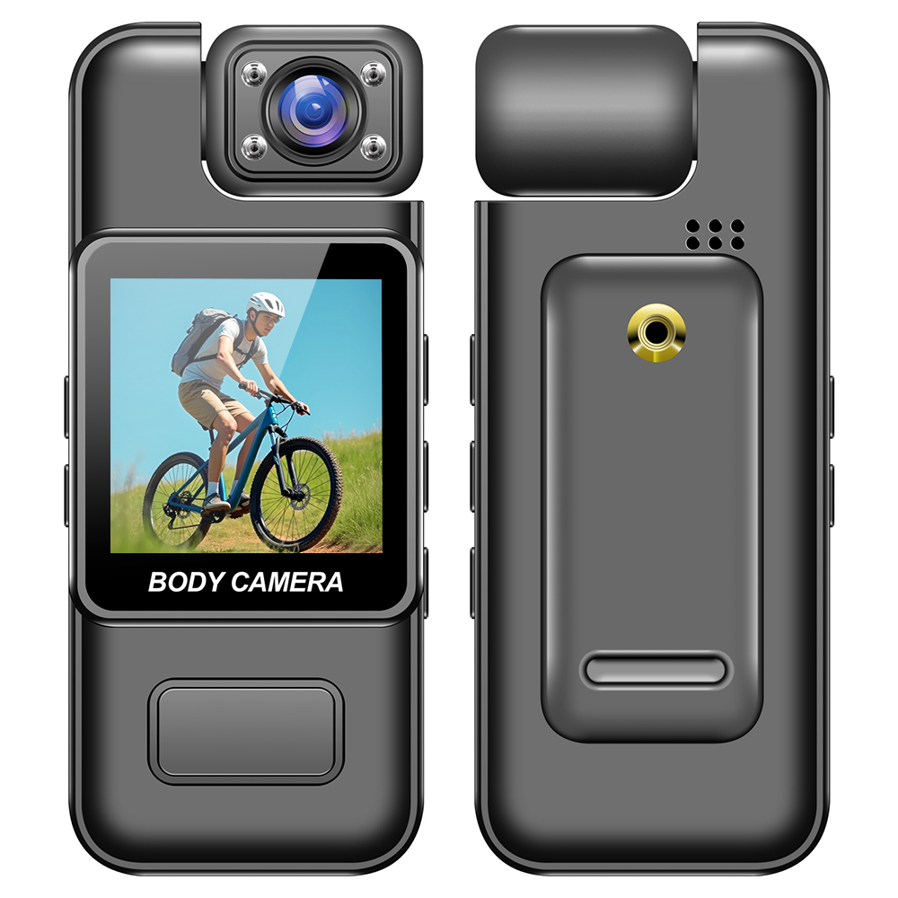 4k 화면 포켓 소형 액션캠야간 투시경 백 클립 카메라 법 집행 도구가있는 휴대용 레코더 HD 야외 스포츠 49,320원