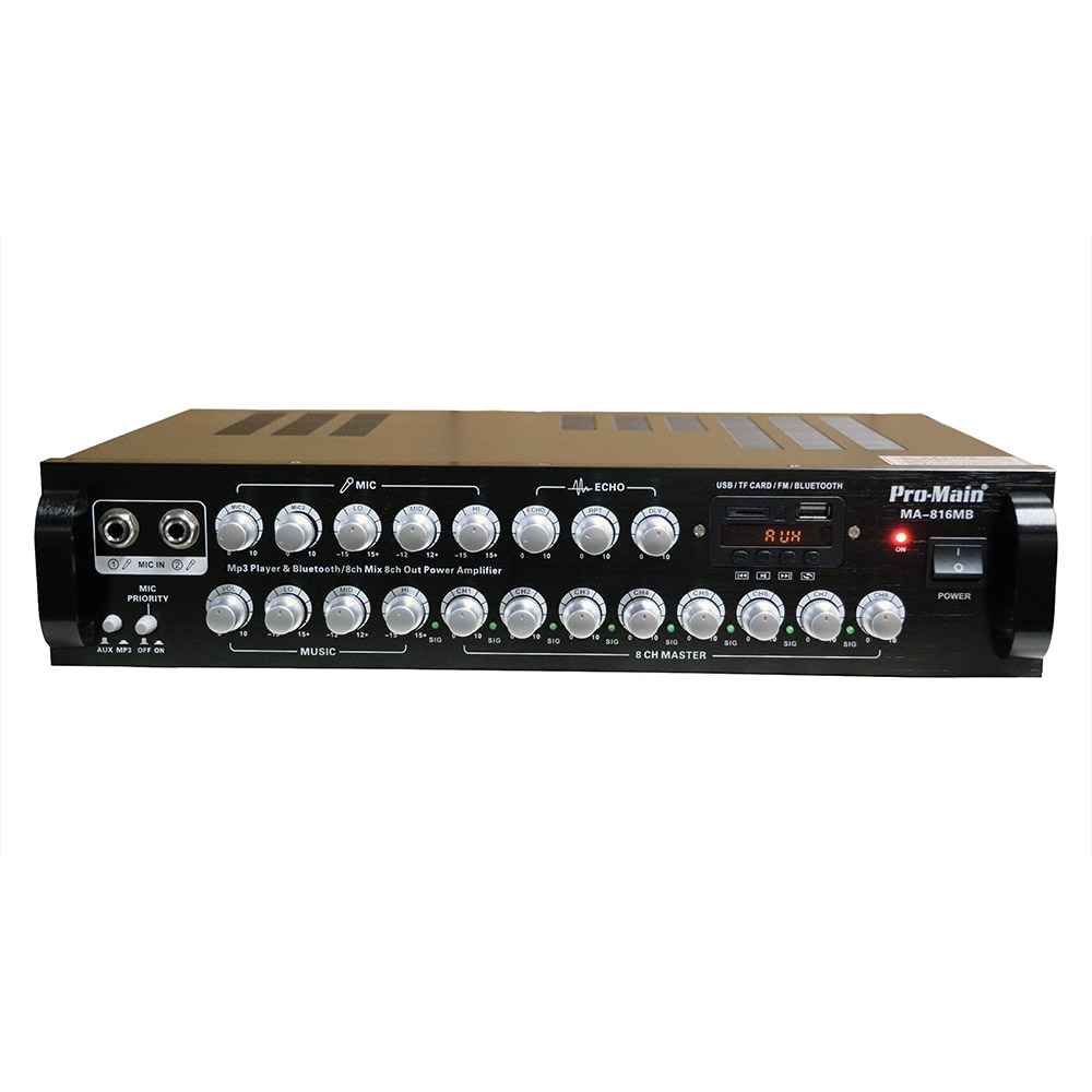 프로메인 8채널 다기능앰프 시스템 MA-816MB 800W 737,000원