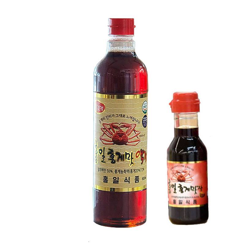 200증정 홍일식품 홍일홍게맛액젓 멸치액젓 새우액젓, 홍게추출액을 혼합하여 감칠맛이 살아 있는 맛액젓, 1개, 900ml 13,580원