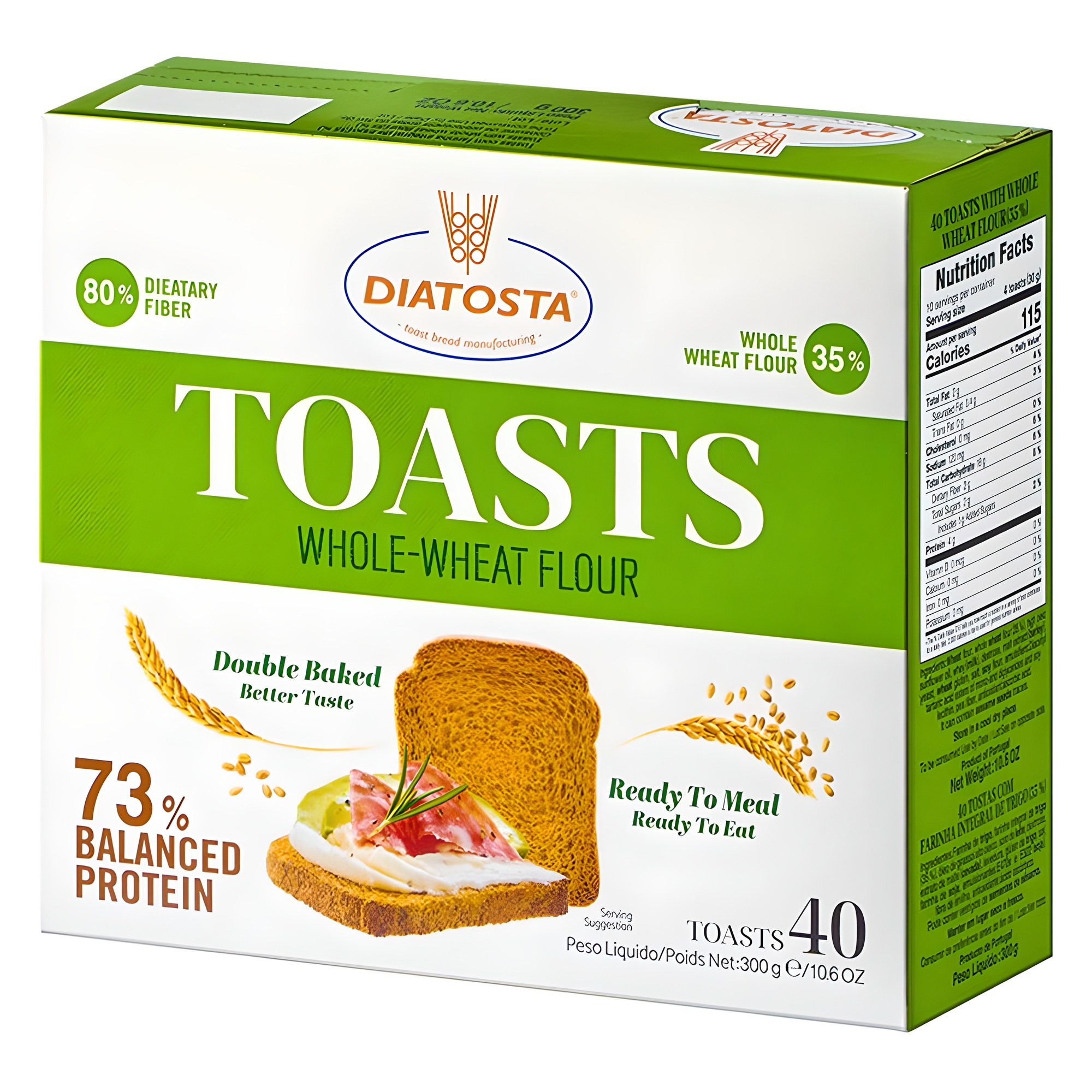 디아토스타 통밀 토스트, 300g, 1개 5,980원