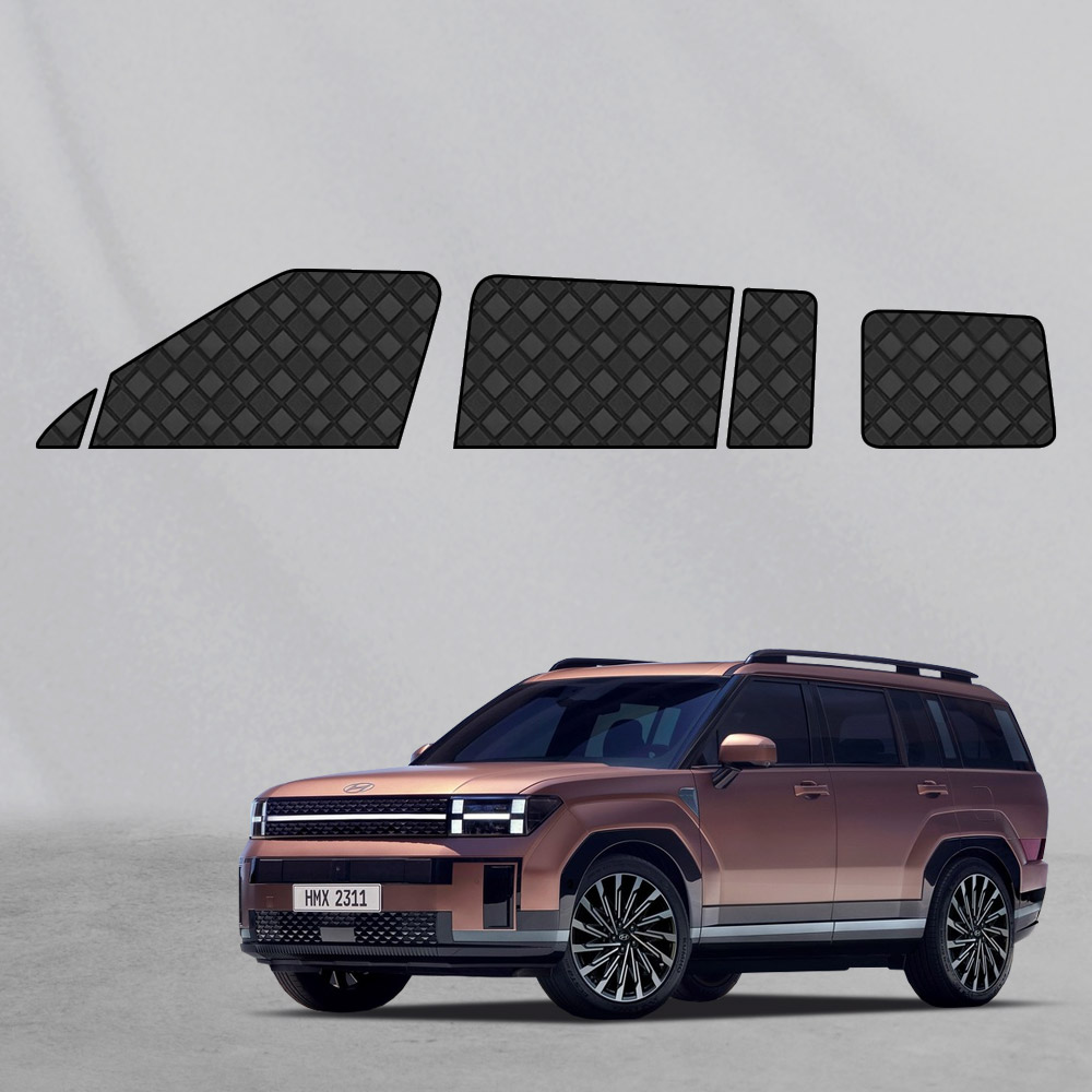 디올뉴싼타페MX5 본투로드 하이브 캠핑 차박 커튼 차량 햇빛가리개 한대분, 1개, 블랙 39,100원