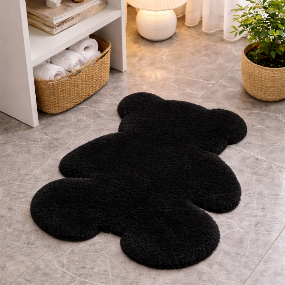 벨라빈 코지 베어 퍼 러그 곰돌이 인테리어 포인트 포토존 거실매트 발매트 단모러그 미니러그 7,900원