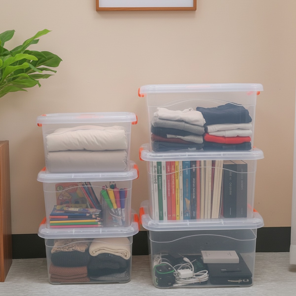 1+1 킹이레 리빙박스 26L 16L 플라스틱 수납박스 옷 정리함 수납함 10,400원