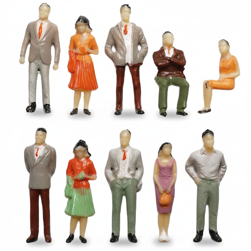 포레스 컬러 사람 인체 모형 테라리움 디오라마 건축 재료, 1개, 1:25(약7.6cm)-4P 3,500원