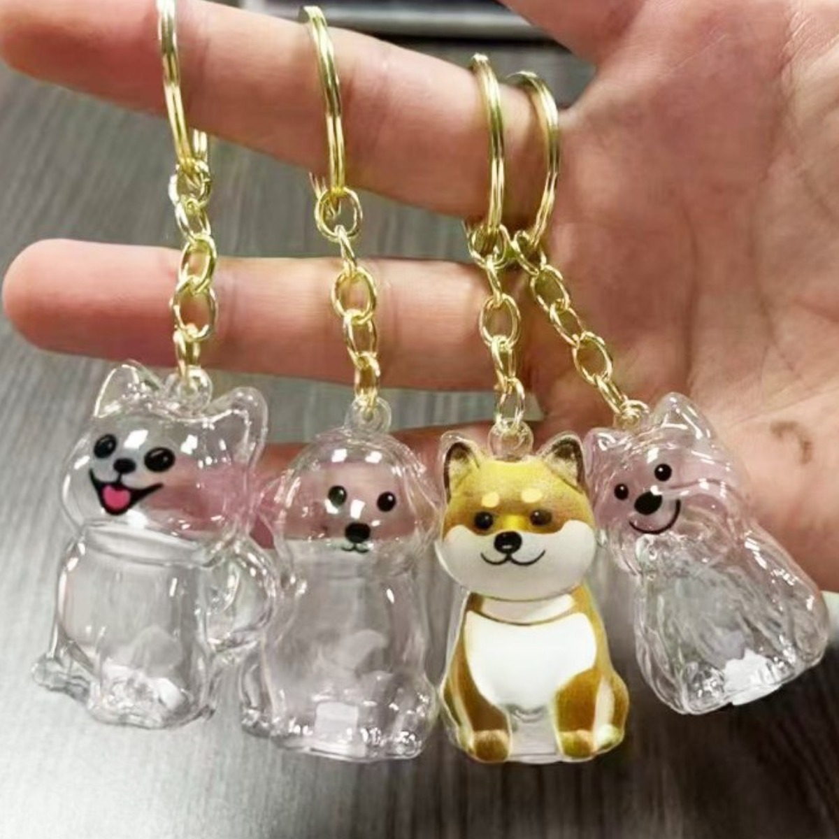 펫키링 반려견 강아지털 보관함 메모리얼 키링 투명 털뭉치 보관 캡슐 3,900원