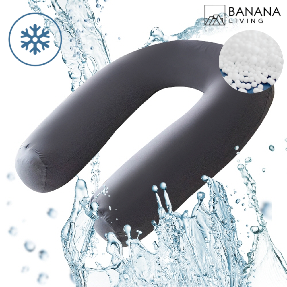 바나나빌딩 냉감 쿨링 마이크로에어볼 L자 U자 U자형 여름 쿨 바디필로우 뚱뚱 임산부 긴 베개 배게 대형 롱 쿠션 목 팔 다리 아이보리 그레이 39,800원