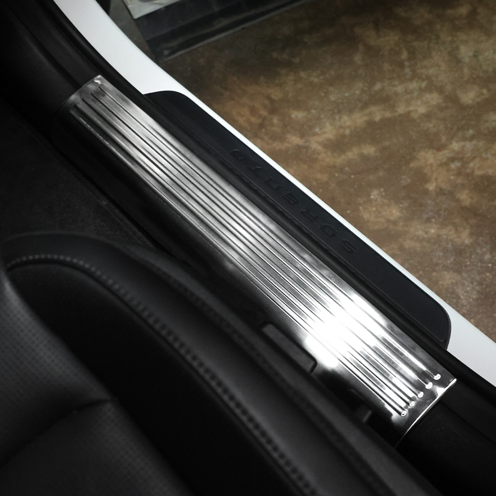 카벤더 쏘렌토 도어스커프 커버 몰딩 2024 2025 2026 실버 블랙 몰딩 하이브리드 가솔린 호환 34,960원