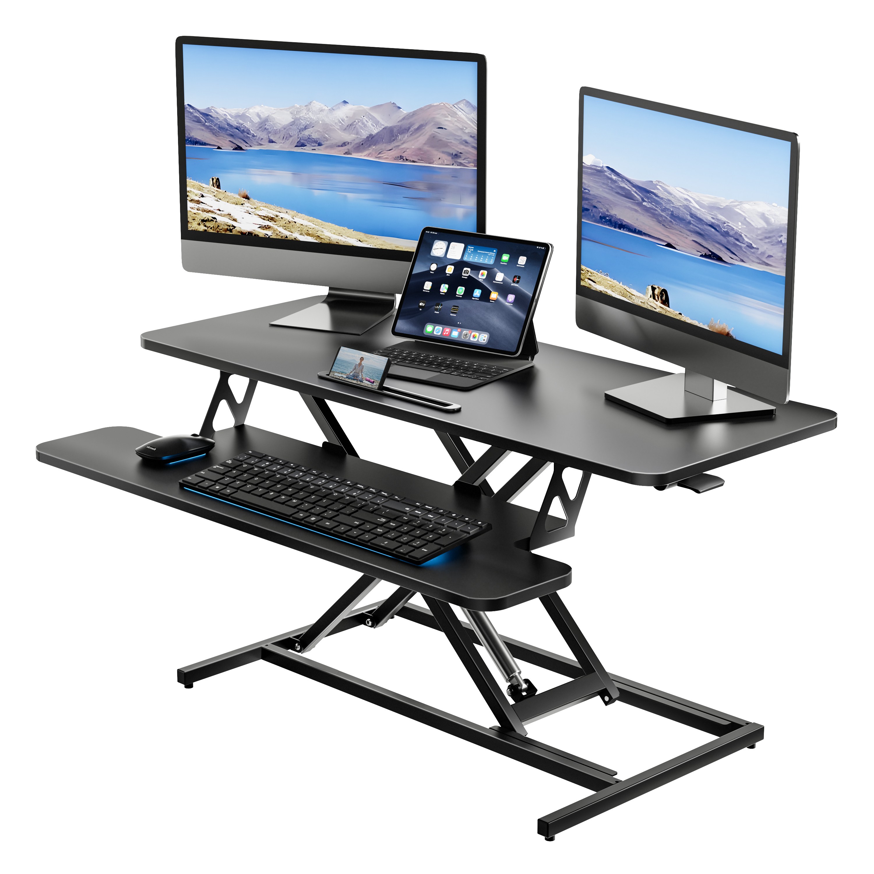 Ergomaker 모션 데스크  에어 리프트 높이조절 테이블 40인치 99,900원