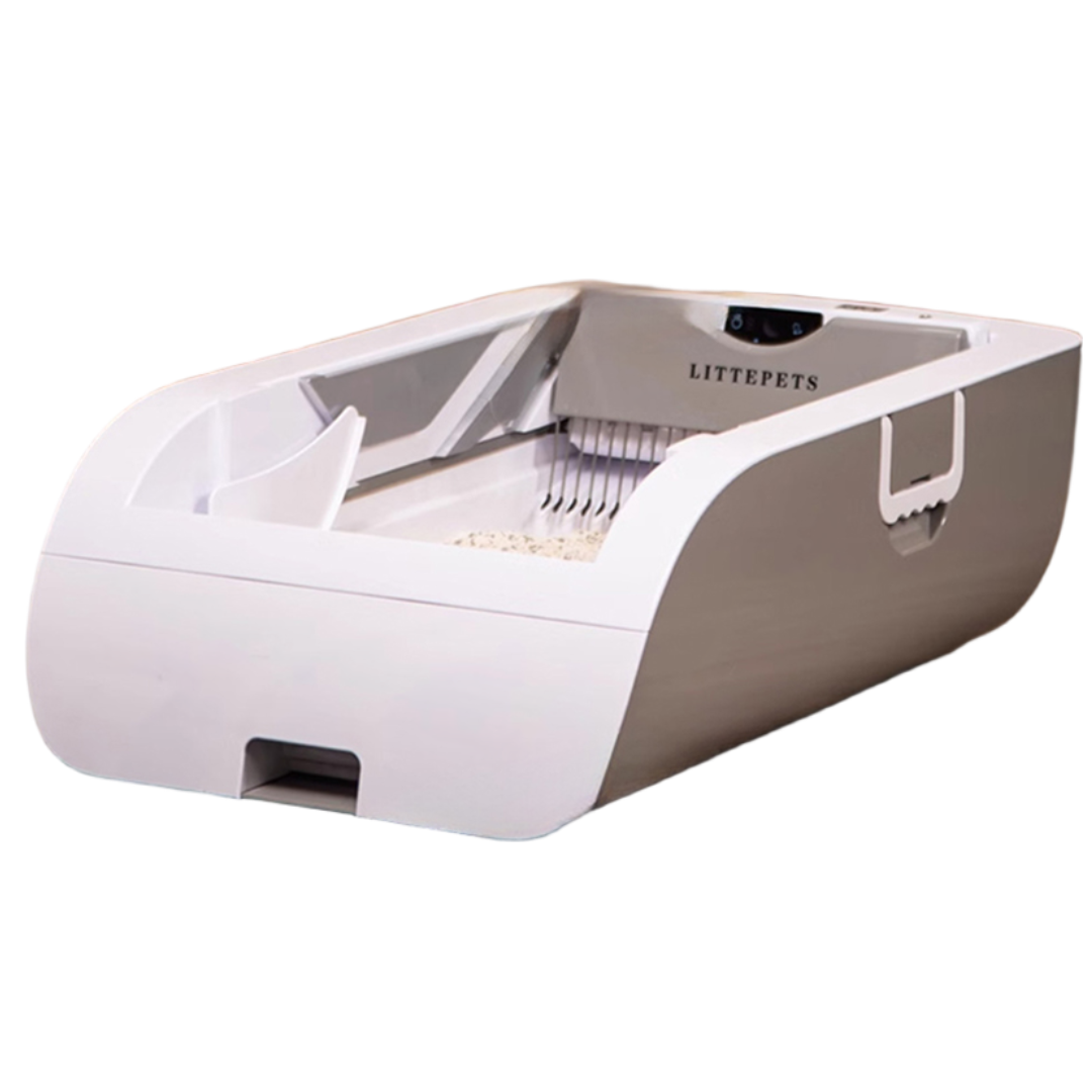 이센시아 편리한 고양이자동화장실 대형반려묘화장실 전동, 1개, 그레이 410,000원