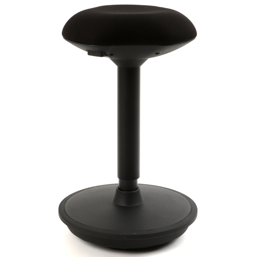 w1 워블 체어 바른 자세 허리 건강 오뚜기 의자 스탠딩 인체공학 자세 교정 샴푸 화장대 의자 스툴, 1개, 블랙쿠션+블랙프레임 169,000원