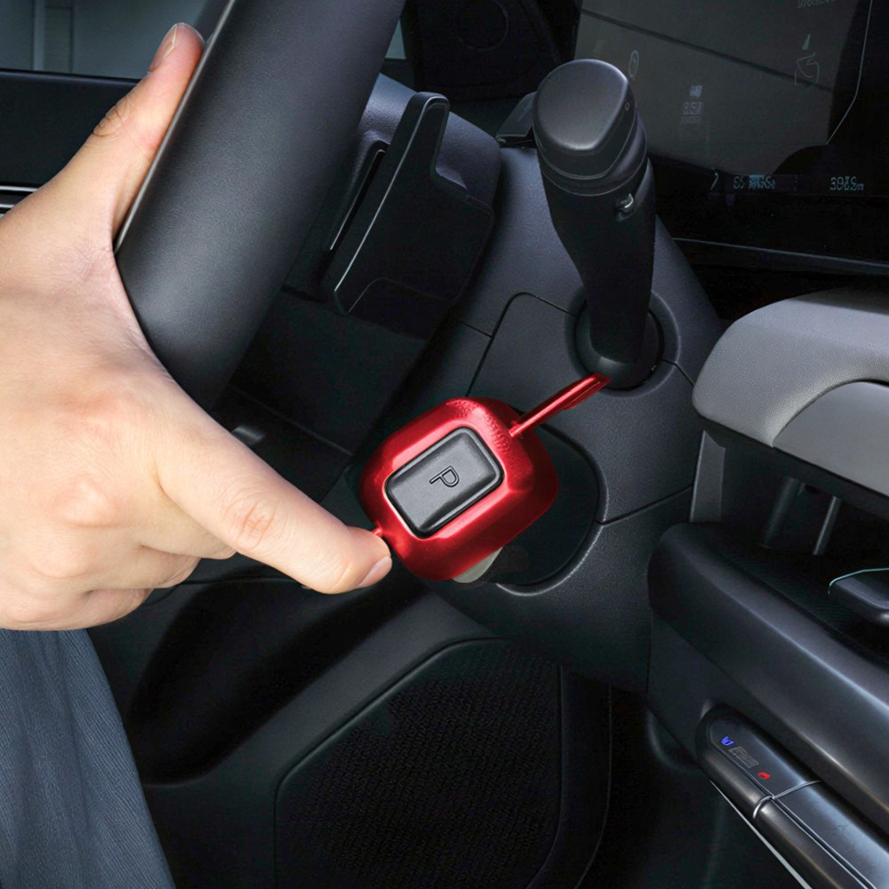 더블랙 호환 자동차 칼럼식 핸들 기어노브 서포터 마스터 알루미늄 몰딩 튜닝 용품, 1개, [레드] NB-01 41,900원