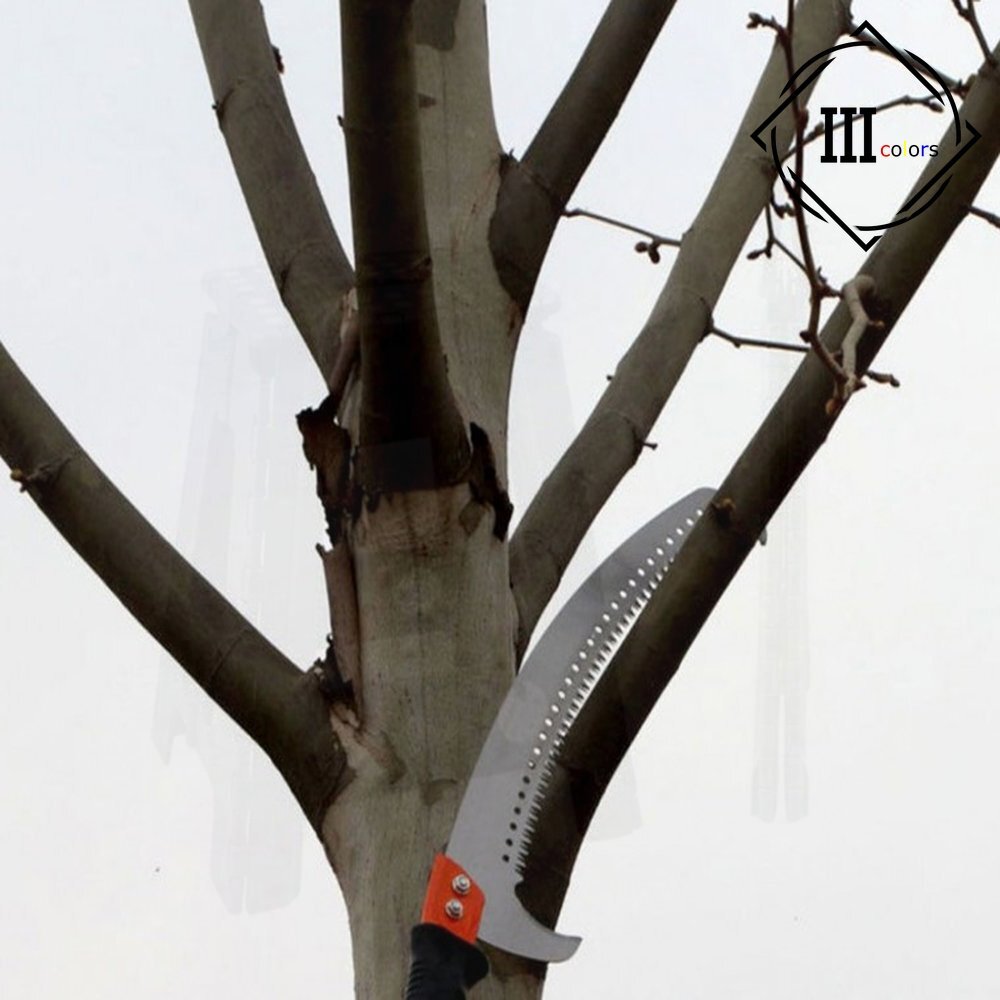 고지톱 장대 톱 나무 가지 치기 높은 곳 절단 전지 조경, 1개, 디크리 전지톱+알미늄장대(5M) 71,020원