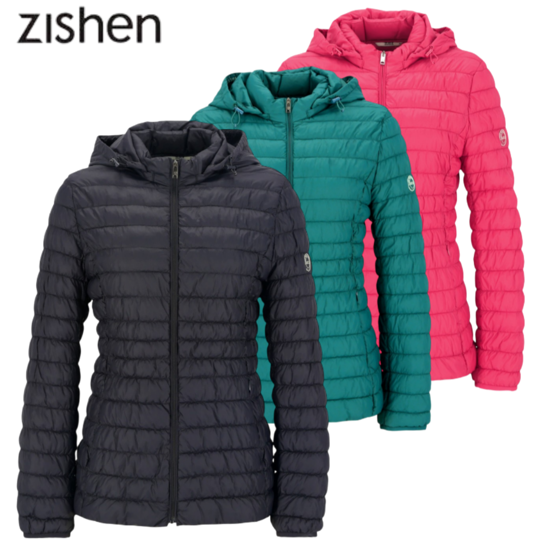 [매장발송] 지센 여성 경량 패딩점퍼 겨울 등산 캠핑 골프 출퇴근 웜업 셔링 스판 아우터 잠바 139,000원