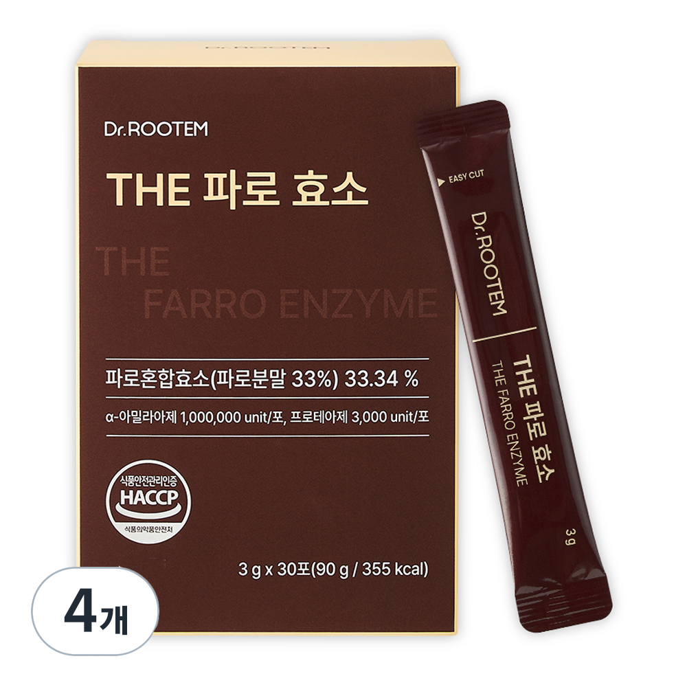 닥터루템 정품 THE 파로 효소 30p, 90g, 4개 43,100원