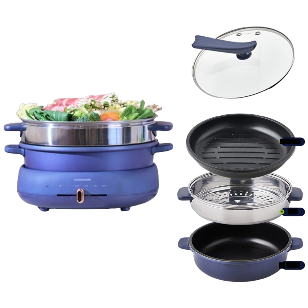 에버홈 스팀 멀티쿠커 분리형 다용도 오연수 만능 쿡 찜기 삼겹살 요리 전기 멀티 쿠커 큐커 멀티쿡 f 127,980원