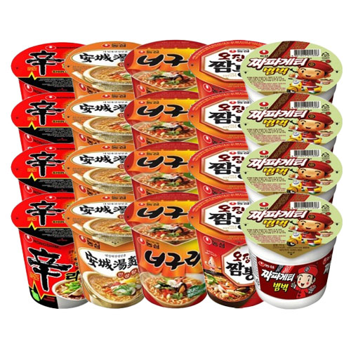 올따옴 농심 소컵 기획세트 (신라면4입+안성탕면4입+너구리4입+오짬4입+짜파범벅4입) 15,370원