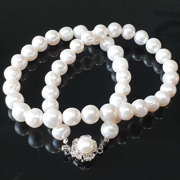 아름쥬얼리 천연 양식 담수진주목걸이 어머니 엄마 선물 김나영 신민아 못난이 47,900원