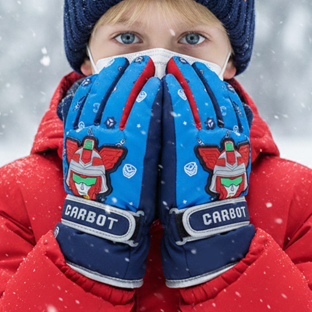 코지24 헬로카봇 아동스키장갑 어린이 초등 키즈 방한 눈썰매 스노우보드 생활방수 겨울 패딩 두꺼운 따뜻한 겨울용 손가락 장갑 15,900원