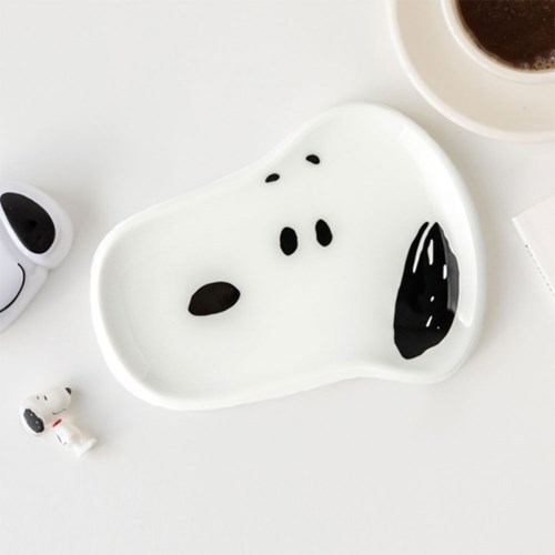 [텐바이텐] 피너츠 스누피 얼굴 접시, 1개, 화이트 14,000원