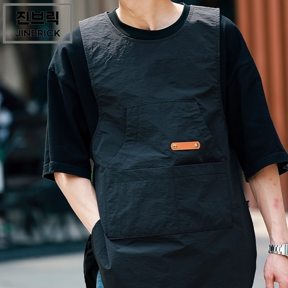 진브릭 가벼운 조끼앞치마 카페 네일샾 조끼형 공방 플로리스트 18,700원