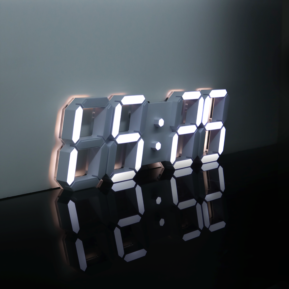 로이레트니 자석 무타공 브라켓 백라이트 무드등 무소음 4세대 PLUS 벽시계 + 무선 리모컨 세트, 화이트 무드 124,000원