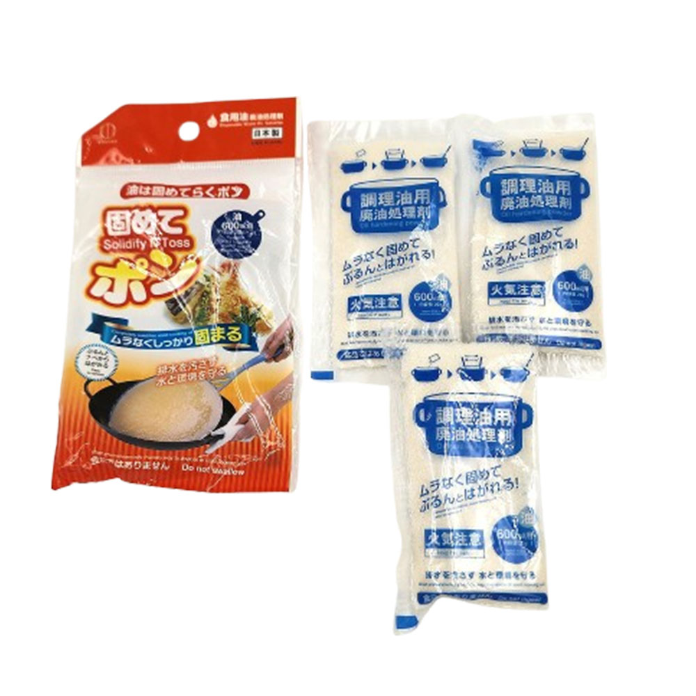 (3P세트) 일본직수입 폐식용유 굳히는 가루 튀김기름 처리제, 단일색상, 2세트 9,900원
