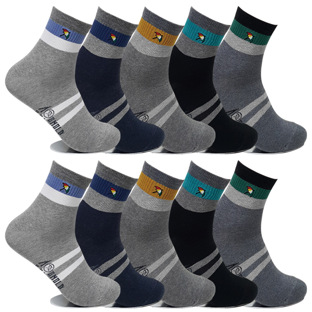 아놀드파마 남성용 캐주얼 패션 중목 양말 10족 AP5171 32,600원