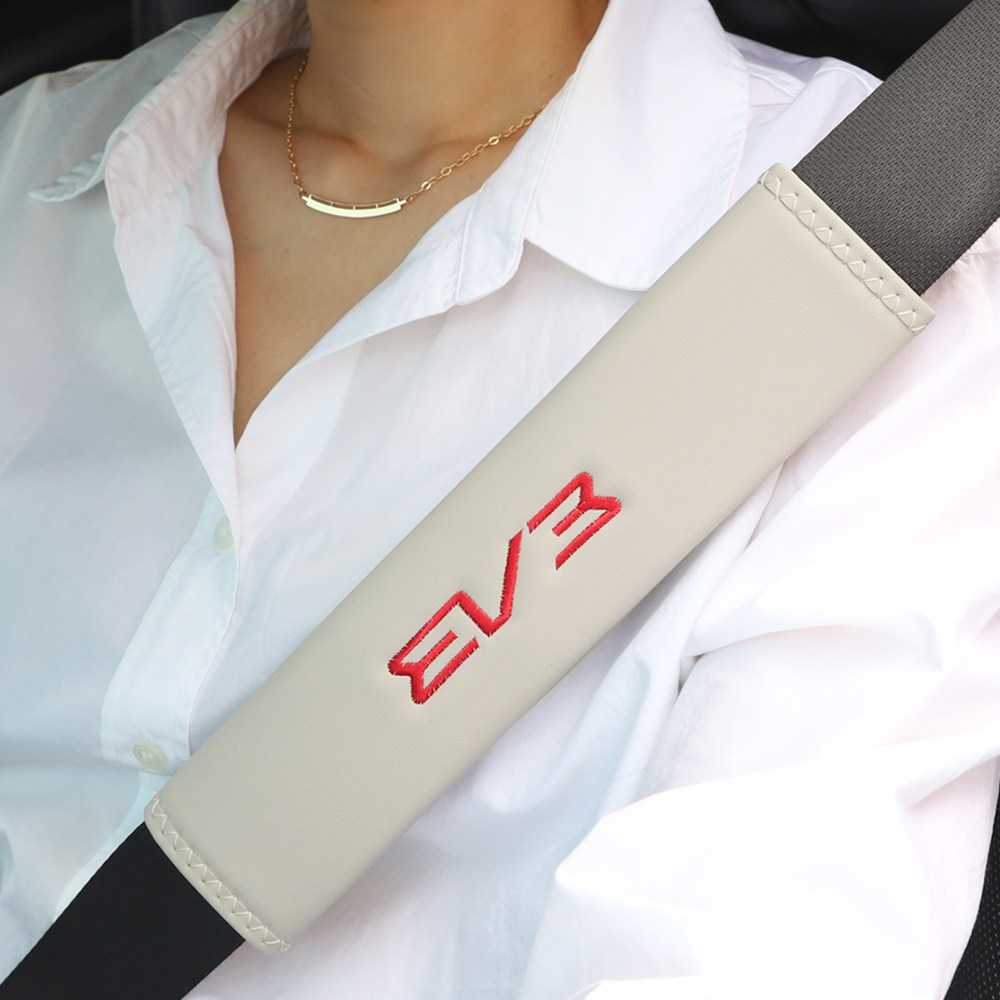 영카클럽 EV3 호환 자수로고 가죽 안전벨트 보조손잡이 커버 실내 튜닝 악세사리 용품 7,000원